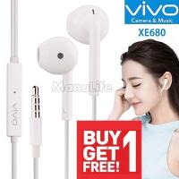 ราคา Buy 1 Free 1 หูฟัง vivo xe680 หูฟังแท้ หูฟังเสียงดี earphone หูฟัง small talk หูฟังวีโว่ ไมโครโฟน หูฟังไมโครโฟน หูฟังvivoแท้ (1390200282)
