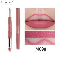 ราคา DUcare ปากกาลิปสติกเนื้อแมทสองด้านธรรมชาติติดทนนานไม่ซีดจางลิปไลน์เนอร์กันน้ำกันเหงื่อไม่ติดถ้วยหมุนปากกาลิปสติกแต่งหน้า (17538652928)