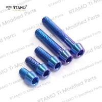 ราคา RTAMO M6x10 15 18 20 25 28 30 35 40mm 1 0P Gr5 Titanium Alloy National DIN912TAP ซ็อกเก็ตหกเหลี่ยมหัวเรียวดัดแปลง Bolt ขายโดย 1 ชิ้น (12554549533)