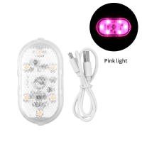 ราคา ไฟ Led สร้างบรรยากาศในรถยนต์โคมไฟอ่านหนังสือภายในรถยนต์แบบไร้สายควบคุมด้วยเซนเซอร์ระบบสัมผัสแบบ USB ชาร์จได้มี6เม็ด (13414017084)