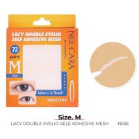 ราคา NEE CARA LACY DOUBLE EYELID SELF ADHESIVE MESH N536 นีคาร่า ตาข่าย ติดตา2ชั้น แบบใช้น้ำ x 1 ชิ้น abcmall (21173685861)
