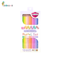 ราคา Masterart สีไม้สีพาสเทล ดินสอสีไม้ สีไม้มาสเตอร์อาร์ต สีไม้พาสเทล 12 สี (20294333813)