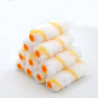 ราคา 10ชิ้น4นิ้วลูกกลิ้งลูกกลิ้งทาสีขนาดเล็กที่ดีที่สุดสำหรับการทาสีเพดานลูกกลิ้งทาสีกันน้ำมินิ4นิ้ว (21177913312)