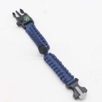 ราคา ISSI Diary กลางแจ้ง 5 in 1 สร้อยข้อมือฉุกเฉินมัลติฟังก์ชั่น Paracord สร้อยข้อมือการอยู่รอดเข็มทิศหินเหล็กไฟมีดอยู่รอดนกหวีด (19349765876)