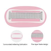 ราคา มีดโกนขน 5ใบมีด สำหรับโกนขนขา ขนแขน ขนรักแร้ ชิ้นส่วนส่วนตัวของผู้หญิง สิ่งประดิษฐ์ขนขา เครื่องมือ (21515643593)