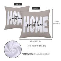 ราคา ปลอกหมอนอิงโซฟาหมอนหมอนกุหลาบสีม่วงขนาด45X45ซม ผ้าคลุมโซฟาในบ้านอุปกรณ์ตกแต่งคริสต์มาสตกแต่งห้อง (21012903867)