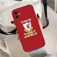 ราคา Casing หรับ iPhone 11 12 Mini X Xs XR Pro Max 6 6s 7 8 6 7 8 Plus 5 5s SE 2020 LU55 Liverpool FC Pattern Phone เคสโทรศัพท์ อ่อนนุ่ม TPU Black ปก (19711172222)