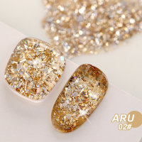 ราคา สีเจล สีทาเล็บ งานกากเพชร คัดเกรด สวยๆ ARU SET แบรนด์ AS (19354273522)