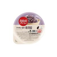 ราคา SALE Original 햇반흑미밥 CJ Cooked Korean Black Rice ข้าวสีนิลเกาหลี 210g (684906333)