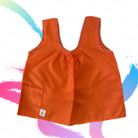 ราคา เสื้อคอกระเช้าเด็ก เสื้อคอกระเช้าสีพื้น ชุดคอกระเช้า สำหรับเด็กอ่อน 1เดือน 2 ปี (16005889765)