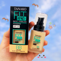 ราคา 0479 BB Cream tanako fit me ครีมรองพื้นผสมครีมกันแดด SPF22 ปกปิดเรียบเนียน เกลี่ยง่าย (21731832466)