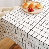 ราคา ผ้าปูโต๊ะ ผ้าปูโต๊ะอาหาร ผ้าตกแต่งโต๊ะ ลายตาราง เป็น PVC กันน้ำ เช็ดทำความสะอาด มี3ขนาด (21285816594)
