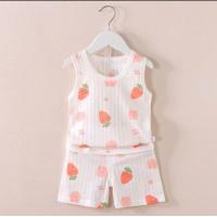 ราคา ชุดเด็ก เสื้อกล้าม กางเกง ผ้าโปร่ง ไม่ร้อน อายุ 3เดือน 3ปี (21192878533)