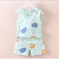 ราคา ชุดเด็ก เสื้อกล้าม กางเกง ผ้าโปร่ง ไม่ร้อน อายุ 3เดือน 3ปี (21192878491)