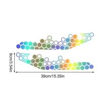 ราคา อุปกรณ์แต่งลายสุดเท่2ชิ้นสติกเกอร์รถรังผึ้งสติ๊กเกอร์ติดแน่นด้วยตนเองรถจักรยานยนต์แบบไม่ถอดออกได้ (21026469706)