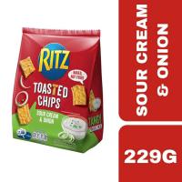 ราคา Ritz Toasted Chips Sour and Onion 229g ริซท์ โทสเต็ดชิปส์ ซาวร์ครีม แอนด์ ออเนียน 229 กรัม (21723406215)