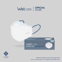 ราคา Welcare Official Welcare 3D Blue Line Anti Fog Mask 25ชิ้น 1กล่อง หน้ากากป้องกันฝ้า (16869671283)