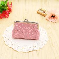 ราคา กระเป๋าป๊อกแป๊ก 1 ช่อง ลายดอกไม้ สีหวาน ลายดอกไม้ น่ารักมากๆ ทำจากผ้าแคนวาส ใส่บัตรเครดิต แบงค์พับครึ่งได้ (21549451295)