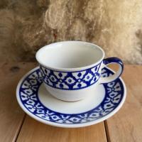 ราคา ชุดถ้วยลายไทย ลายสับปะรด สีน้ำเงิน (20957279400)