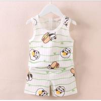 ราคา ชุดเด็ก เสื้อกล้าม กางเกง ผ้าโปร่ง ไม่ร้อน อายุ 3เดือน 3ปี (21192878514)