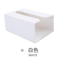 ราคา กล่องทิชชูติดผนัง มีกาวให้ในตัว ไม่ต้องเจาะกล่องใส่ทิชชูสีขาวติดผนังห้องน้ำ และในครัว (21486625455)