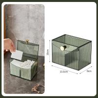 ราคา กล่องใส่สำลีก้อน สำลีแผ่น คัดเตอร์บัตยางมัดผม แบบมีฝาปิด กันน้ำกันฝุ่น ที่ใส่ของอเนกประสงค์ กล่องอะคริลิค (21481942024)