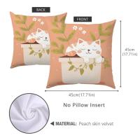 ราคา ปลอกหมอนลายการ์ตูนน่ารักแบบสองด้านขนาด45 45ซม ปลอกหมอนชุดตกแต่งห้องนอนลายการ์ตูนน่ารักปลอกหมอนโซฟานุ่มคลุมเบาะรองเอว (21680085552)