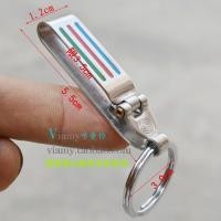 ราคา Boyou พวงกุญแจที่แขวนกุญแจรถยนต์ทำจากสแตนเลสสำหรับผู้ชายสายหนังหัวเข็มขัดแบบเสียบสายหนังสไตล์วินเทจ (21250661718)