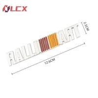 ราคา ป้ายสติกเกอร์สำหรับโลโก้ LCX ตะแกรงหน้ารถ RALLIART Mitsubishi ASX Triton Outlander Attrage Mirage Xpander Lancer อุปกรณ์ตกแต่งรถยนต์ (18660064323)