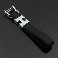 ราคา KLNU H ห่วงกุญแจรถหนังแท้คุณภาพสูงแบบสายคล้องพวงกุญแจหนังวัวแบบเรียบง่าย (20045250042)