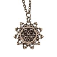 ราคา Mandala Flowers Necklaces For Women Long Chain Necklace Jewelry Accessories (13737968717)