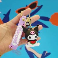 ราคา LYGJZC การ์ตูน Kuromi พวงกุญแจคุโรมิ คาวาอิ พีวีซีพีวีซี จี้ตุ๊กตาคุโรมิ จี้กุญแจรถ สีสันสดใส พวงกุญแจ Kuromi ของขวัญสำหรับเด็ก (20830954628)