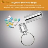 ราคา เคสเก็บพวงกุญแจกันน้ำแบบพกพาผู้สูงอายุเครื่องมือฉุกเฉินกล่องเก็บยาอะลูมินัมอัลลอยสำหรับตั้งแคมป์กลางแจ้ง (21029421894)