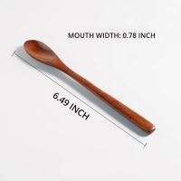 ราคา ช้อนไม้ด้ามยาวสไตล์ญี่ปุ่น1ชิ้นช้อนคนกาแฟของหวานช้อนคนชาเครื่องใช้บนโต๊ะอาหารช้อนซุปผสมอุปกรณ์ทำครัว (21431195272)