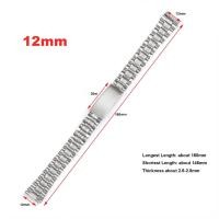 ราคา หัวเข็มขัดสายนาฬิกาข้อมือสแตนเลสสายข้อมือโลหะพับได้สีทองสำหรับผู้ชายและผู้หญิงสายนาฬิกาอเนกประสงค์12มม 14มม 18มม 20มม (21226434805)