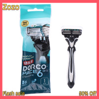 ราคา Zozo Ready Stock มีดโกน Dorco Pace 6ใบมีดโกนแบบใช้แล้วทิ้งสำหรับผู้ชายใบมีดโกนหนวดปลอดภัย (21393172339)