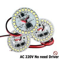 ราคา 1Pcs AC 220V Led Pcb พร้อม IC Driver Welded 30ซม ลวดสำหรับ3W5W6W7W9W12W15W Warm White white Driverless แผ่นอลูมิเนียม (16738458346)