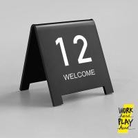 ราคา WHPH shop ป้ายเลขโต๊ะ ป้ายตั้งโต๊ะ ป้ายเบอร์โต๊ะ ร้านอาหาร ร้านกาแฟ คุณภาพงานส่งออก (21258461083)