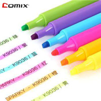 ราคา Comix K9036 6สี ชุด ปากกาเน้นข้อความ ปากกาไฮไลท์ 6 สี Highlighter Set อุปกรณ์การเรียนเครื่องเขียนนักเรียน (21527411493)