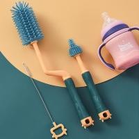 ราคา 3pcs set แปรงล้างขวดนม ชุดแปรงซิลิโคนล้างขวดนม (21715023842)