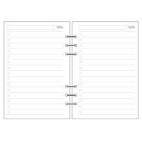 ราคา Planner ปกสีใส ขนาด A5 และ A6 DIY PLANNER แพลนเนอร์ สีใส รุ่น 6 ห่วง สมุดบันทึกไดอารี่ planner 2024 planner weekly planner 2024 journal แพลนเนอร์ 2024 แพลนเนอร์ 2567 (12399384570)