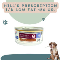 ราคา Hill s DigestiveCare i d Lowfat อาหารสูตรไขมันต่ำ ขนาด 156 354g exp 02 2025 (21427644151)