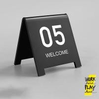 ราคา WHPH shop ป้ายเลขโต๊ะ ป้ายตั้งโต๊ะ ป้ายเบอร์โต๊ะ ร้านอาหาร ร้านกาแฟ คุณภาพงานส่งออก (20636856011)