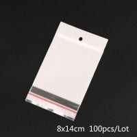 ราคา 100ชิ้น แพ็คแขวนถุงใสแถบกาวบรรจุของเองโปร่งใส OPP Plastic Self Seal Bags สำหรับบรรจุภัณฑ์ของขวัญเครื่องประดับกระเป๋าเก็บของ (9664642865)