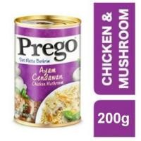 ราคา Prego Chicken Mushroom Pasta Sauce 200g Malaysian พรีโก้ซอสพาสต้าเห็ดไก่ 200 กรัม (20706462892)