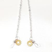 ราคา สายคล้องแว่น คล้องหูฟัง กันหล่นหาย สายแว่นน่ารัก สายเสียบหูฟัง อุปกรณ์เสริมหูฟัง เดซี่ ตกแต่งคอ โซ่หูฟัง ป้องกันการสูญหาย (16195085775)