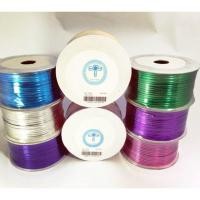 ราคา ริบบิ้นลวด 100หลา ลวดสีแฟนซี มัดปากถุงขนม ห่อเหรียญโปรยทาน (7110712697)