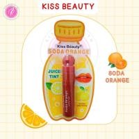 ราคา Kiss Beauty Juice Tint ลิปทิ้น ลิปกลอส กลิ่นผลไม้ มี 4 สี กลิ่นหอม ติดทน ช่วยบำรุงริมฝีปาก ทุกสีใช้ได้ทุกลุค (21625642788)