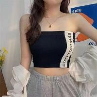 ราคา เกาะอกไหมพรม เกาะอกดันทรง เสื้อสายฝอ เกาะอกสายฝอ เสื้อกั๊กเซ็กซี่ผิดปกติ เสื้อครอป (17452304680)