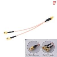 ราคา Sun SMA ถึง2X SMA MALE FEMALE Y Type Splitter combiner JUMPER CABLE pigtail (19897417710)
